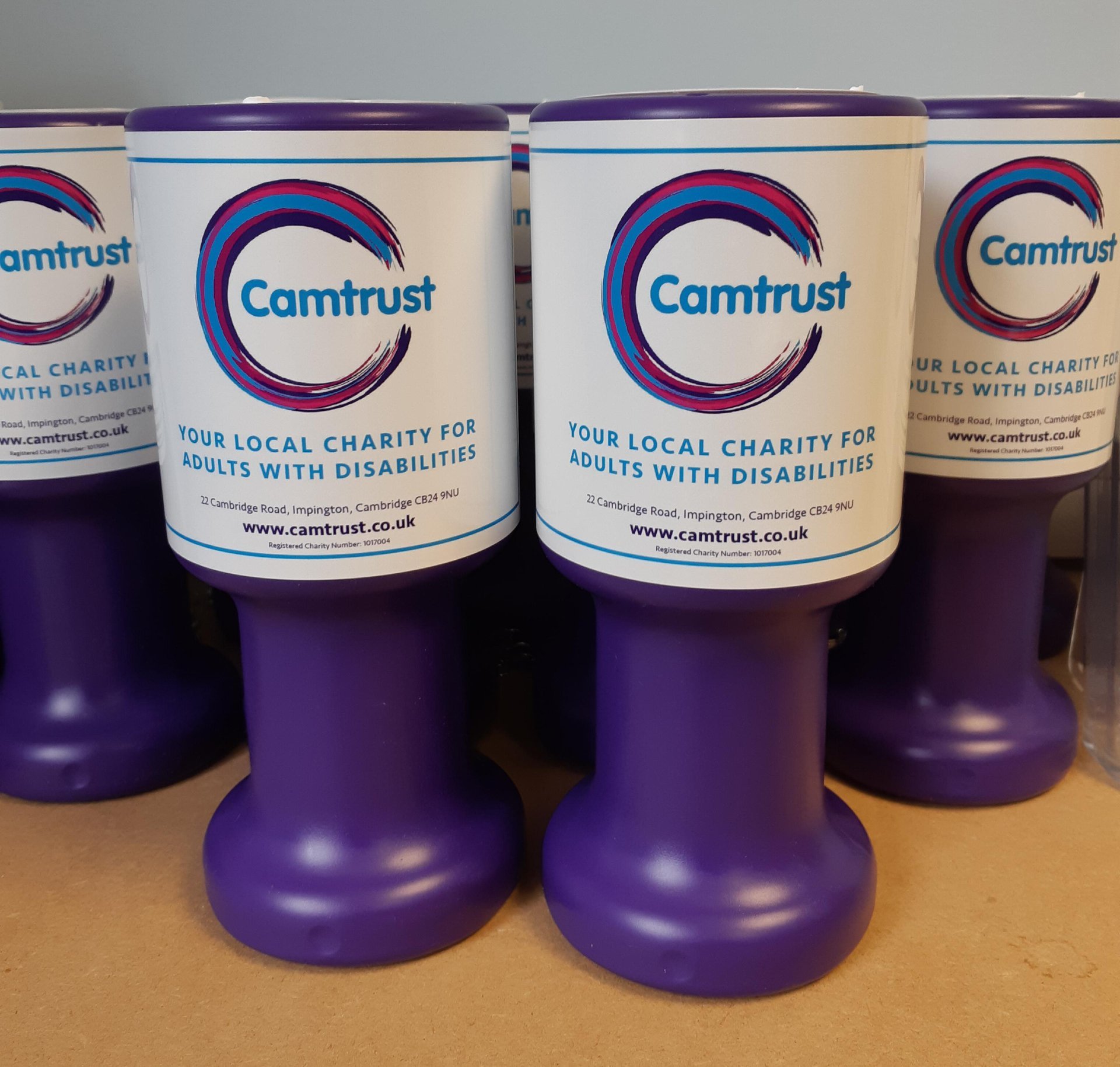 Camtrust charity pots